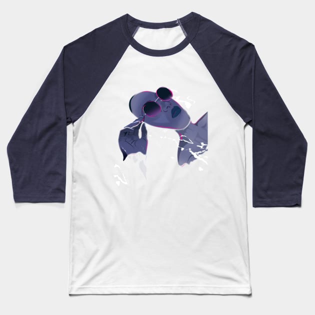 The Cool Lady Baseball T-Shirt by taffie_bero